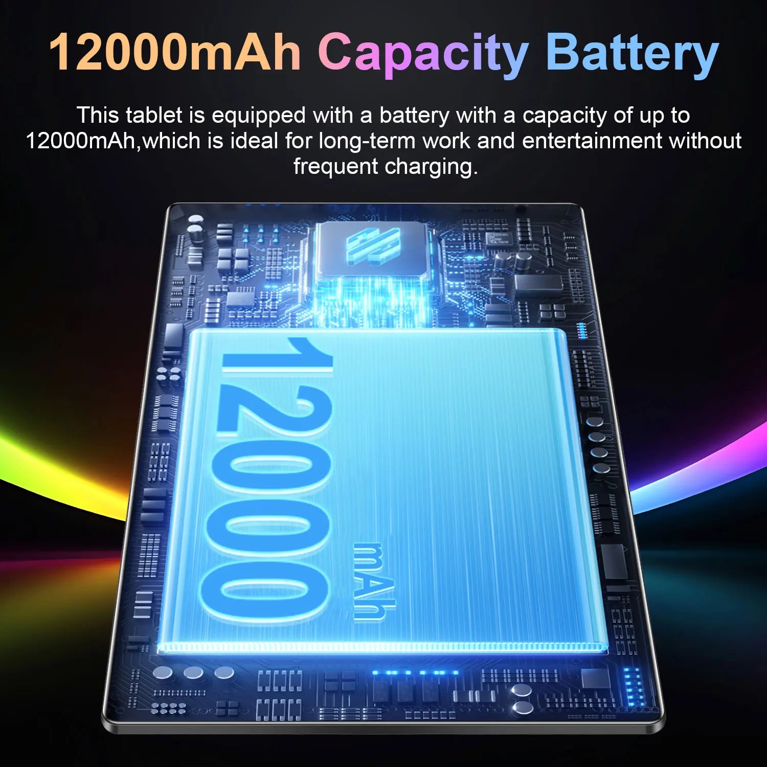 Nouvelle tablette mondiale 5G 2026 de 10,36 pouces, Android 13, 16 Go, 1 To, 20000 mAh, 4K HD, Wi-Fi 5G, Bluetooth, WPS