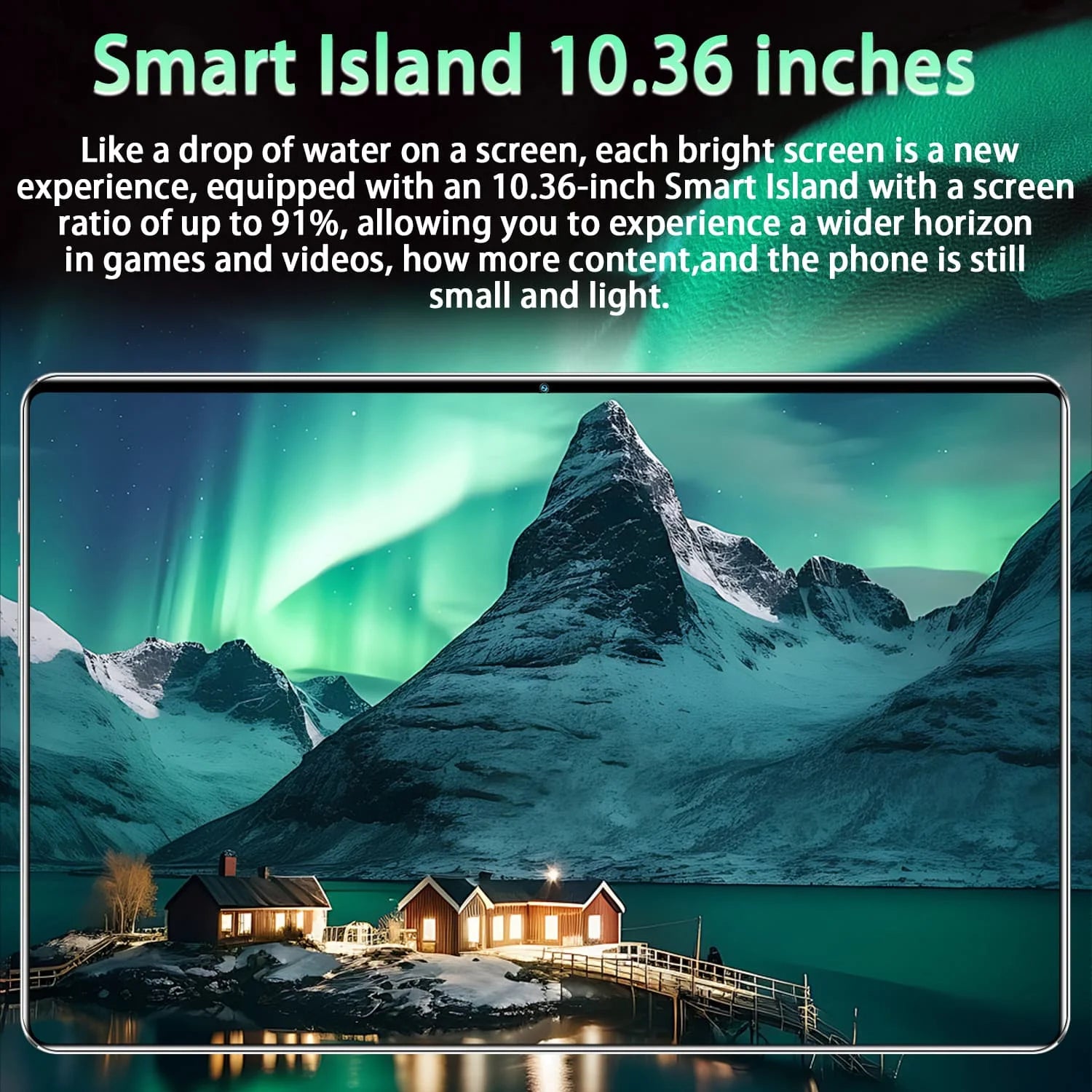Tablette Android 13 20000mAh, nouvelle version mondiale, 10,36 pouces, 16 Go, 1 To, 14 cœurs, 4K HD, 5G WIFI, Bluetooth