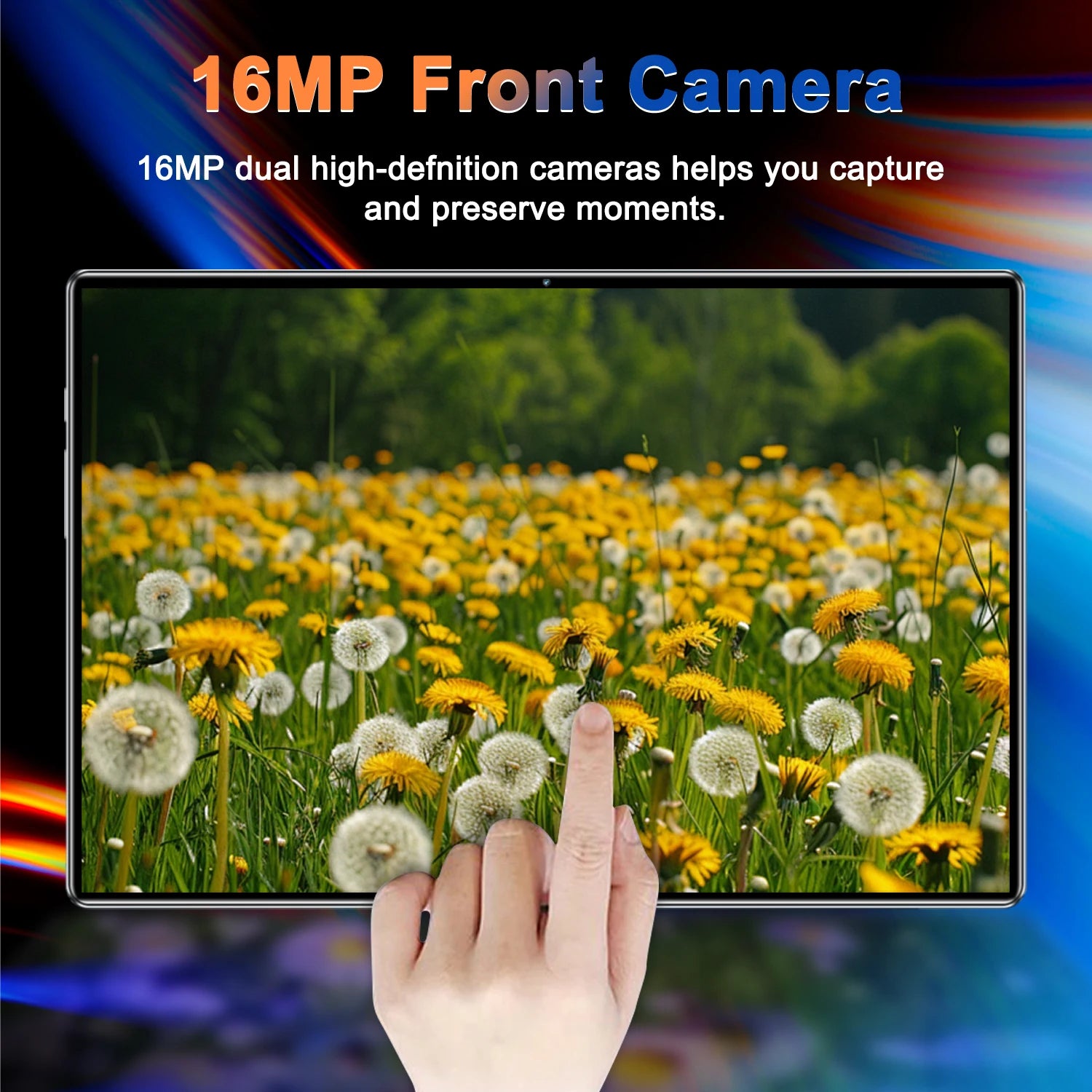 Nouvelle tablette Android 13.0 5G 2026, 14 cœurs, 20000 mAh, écran HD 10,36 pouces, caméra 16MP + 32MP, 16 Go de RAM + 1 To de ROM, double SIM, Bluetooth, GPS, WPS Office, Type-C