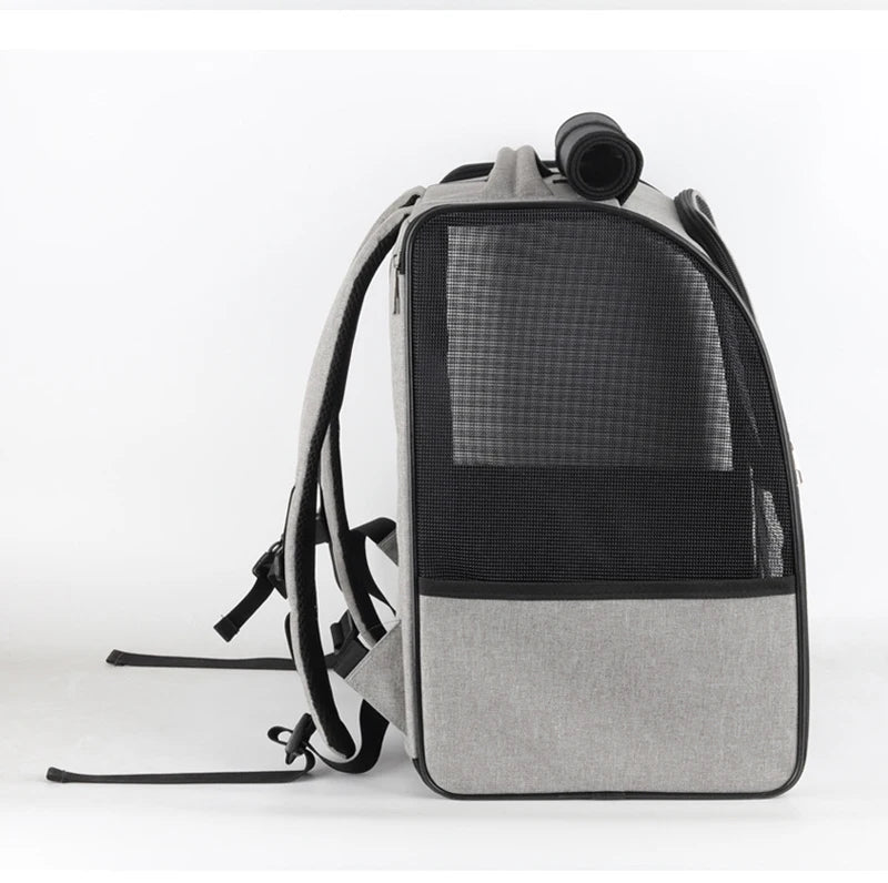 Sacs à dos pour animaux de compagnie, sac à bandoulière respirant pour l'extérieur, pour petits chiens et chats, sac à dos pliable de voyage Portable, fournitures pour animaux de compagnie