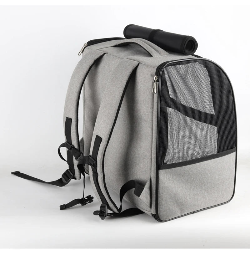 Sacs à dos pour animaux de compagnie, sac à bandoulière respirant pour l'extérieur, pour petits chiens et chats, sac à dos pliable de voyage Portable, fournitures pour animaux de compagnie
