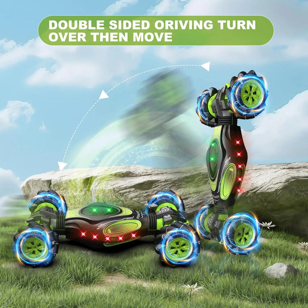 LOCAL STOCK HOSHI 1611 MAX 1/12 Scale 4WD Twist Vehicle Watch Control 13CH RC Stunt Car 2XBATTERY sensor control Christmas gift