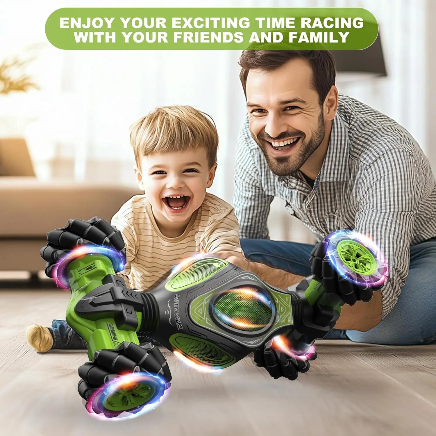 LOCAL STOCK HOSHI 1611 MAX 1/12 Scale 4WD Twist Vehicle Watch Control 13CH RC Stunt Car 2XBATTERY sensor control Christmas gift