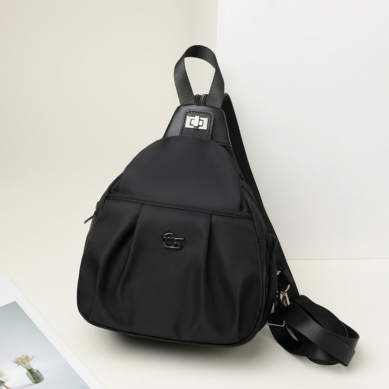 Outdoor Travel Backpack Women's New Chest Bag Lightweight Commuting Crossbody Bag Sports Mountain Climbing Multifunctional Small Backpack