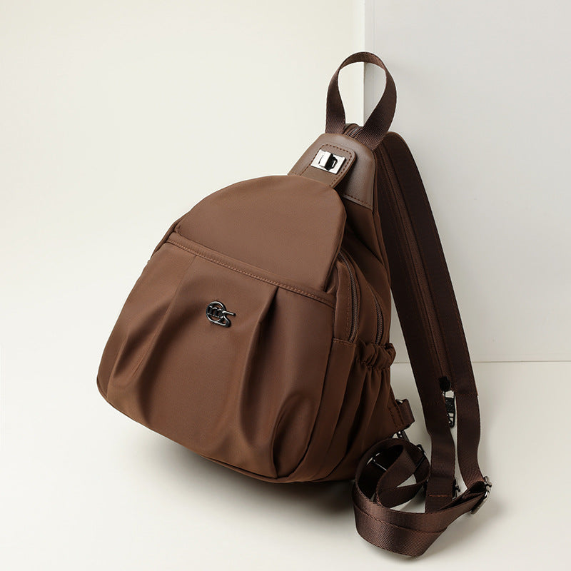 Outdoor Travel Backpack Women's New Chest Bag Lightweight Commuting Crossbody Bag Sports Mountain Climbing Multifunctional Small Backpack