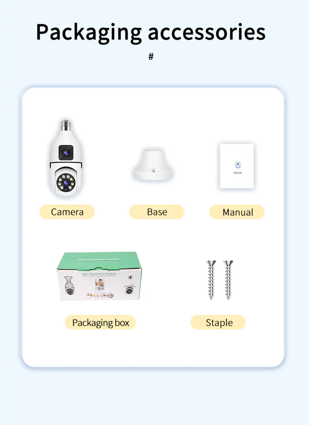 Caméra de Surveillance couleur Vision nocturne moniteur de sécurité automatique suivi humain Zoom intérieur Wifi Miini caméra IP