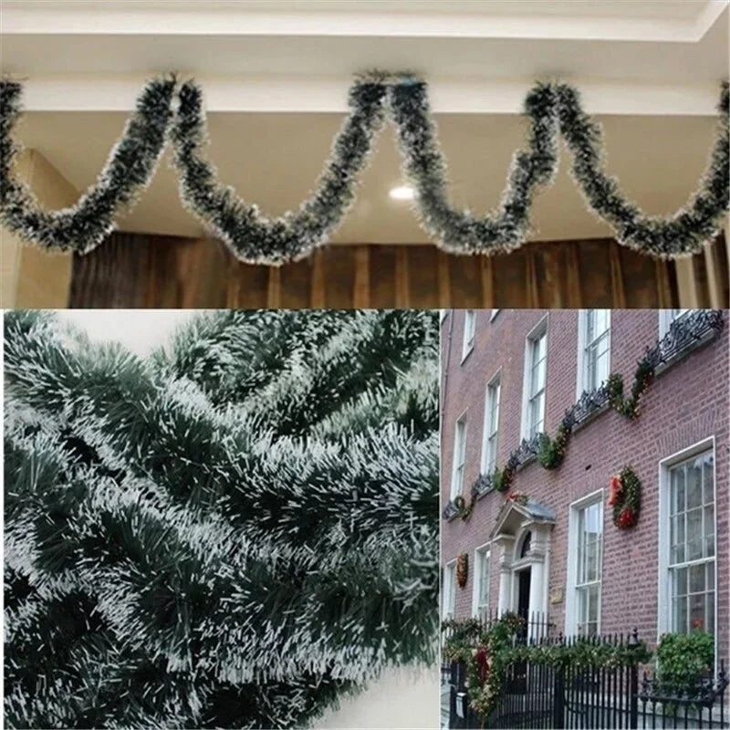 Guirlande de ruban pour décoration de réveillon de noël, 2M, hauts de Bar, arbre de noël, ornements de cuisine, accessoire de décoration pour fête de mariage et noël