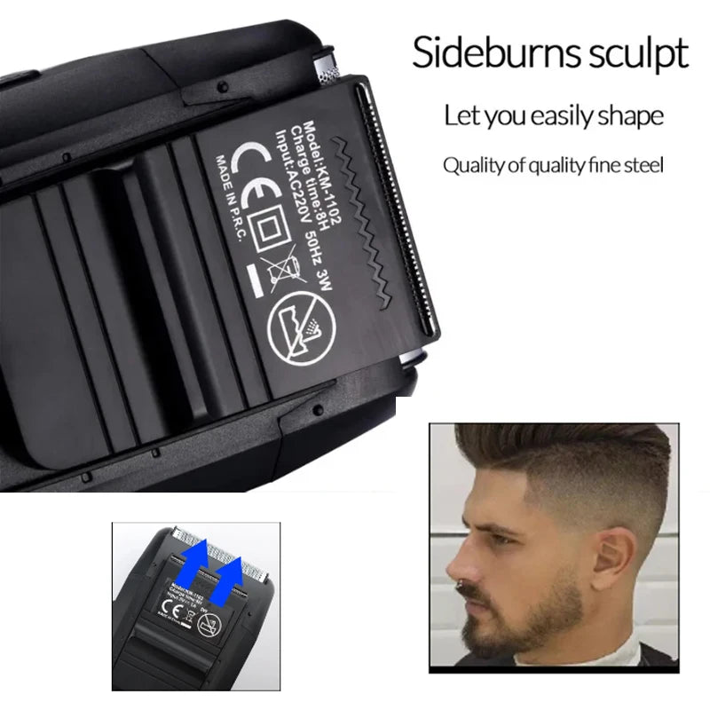 Kemei KM-2296 KM-2299 KM-1102 Kit de tondeuse à cheveux rasoir électrique pour hommes tondeuse à cheveux Machine de coupe de cheveux professionnelle