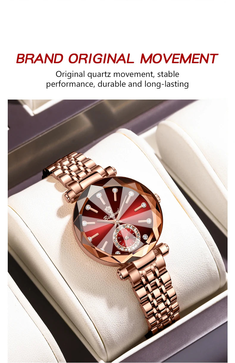 BINBOND nouvelle mode montre élégante de luxe Quartz femmes montres étanche lumineux Date coeur de l'océan conception mme montre-bracelet