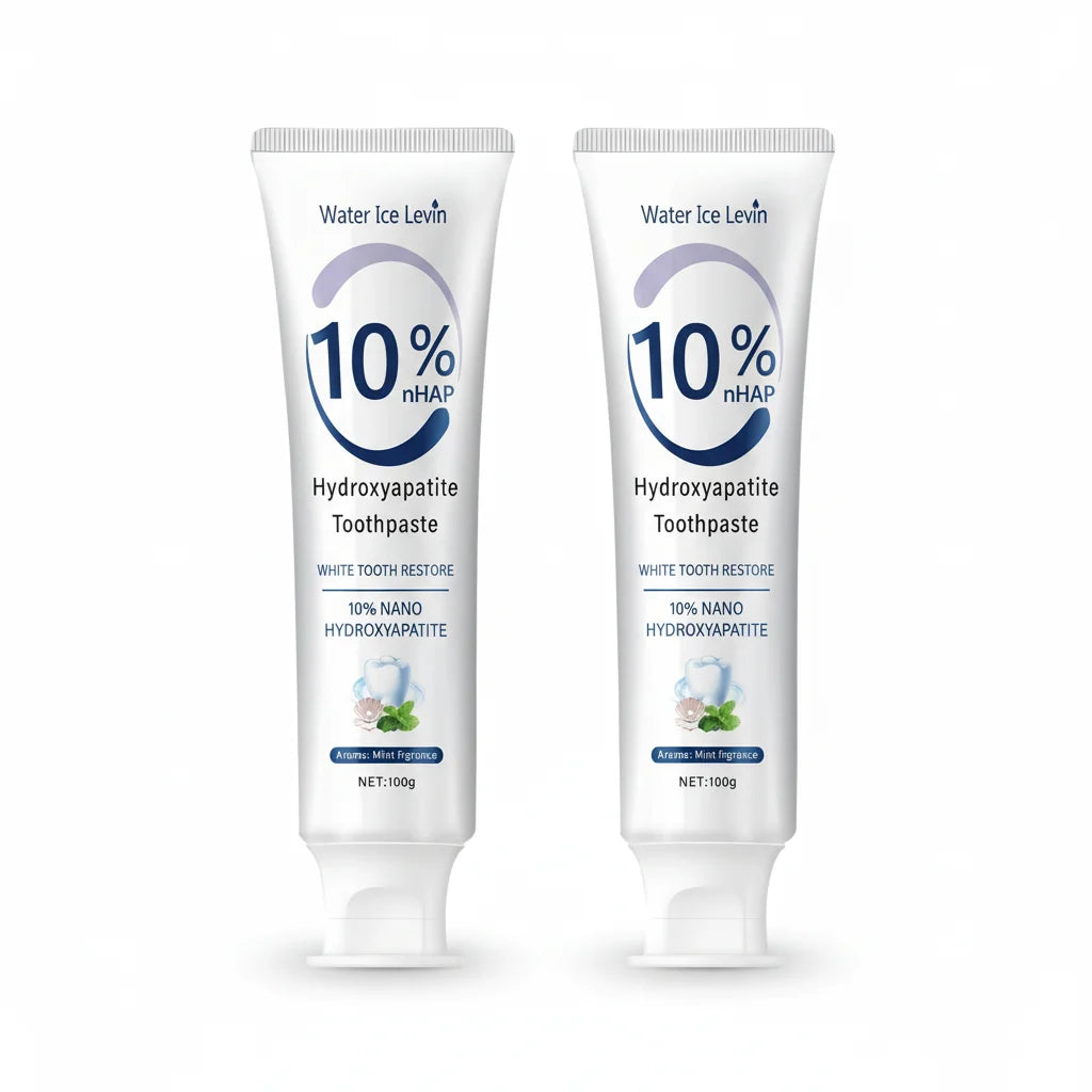Le dentifrice nano hydroxyapatite 10% restaure les dents blanches. Protege les gencives. Nettoyage en profondeur. Éclairez le sourire. 100 g de menthe fraîche.
