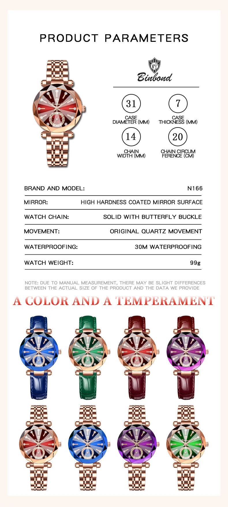 BINBOND nouvelle mode montre élégante de luxe Quartz femmes montres étanche lumineux Date coeur de l'océan conception mme montre-bracelet