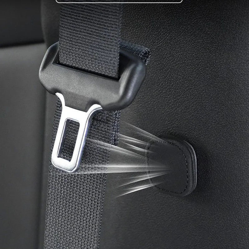 Clips de fixation de ceinture de sécurité de voiture à aspiration magnétique en daim, support de ceinture automatique, fixation de stabilisateur, Clip réglable, bouchon de ceinture de sécurité