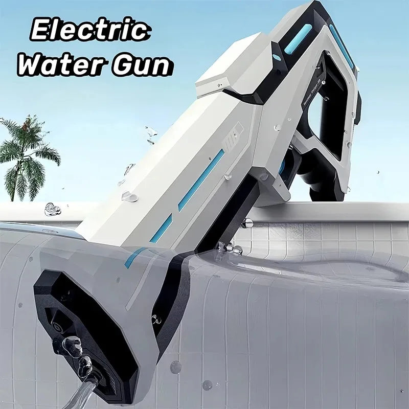 Pistolets à eau électriques pour adultes, puissant gicleur, aspiration automatique d'eau, jouet de plage en plein air d'été, cadeau pour enfants