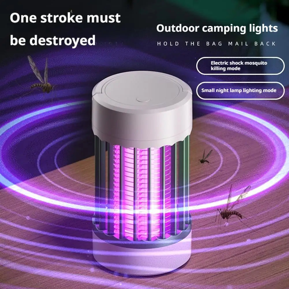 Lampe anti-moustiques à choc électrique, lumière UV USB, piège anti-moustiques pour chambre à coucher, Camping en plein air, tue les mites, les guêpes et les moucherons