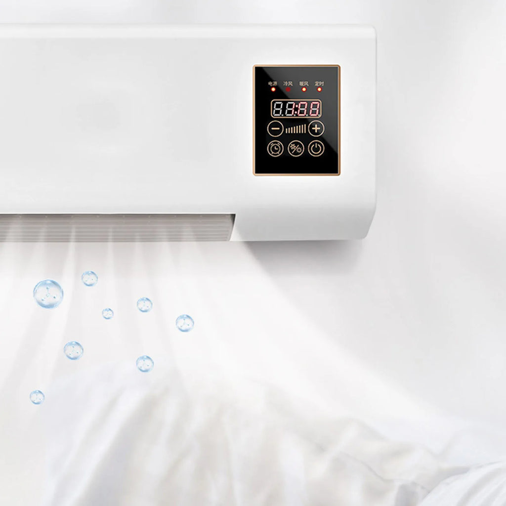 Climatiseur mural Portable 2 en 1, 1800W, frais et chaud, double usage, avec télécommande, pour la maison et la chambre à coucher