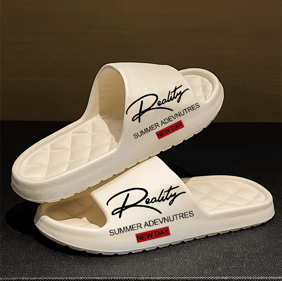 Chaussures d'été EVA au design innovant pour hommes, pantoufles de maison douces et légères, adaptées aux activités de loisirs intérieures et extérieures