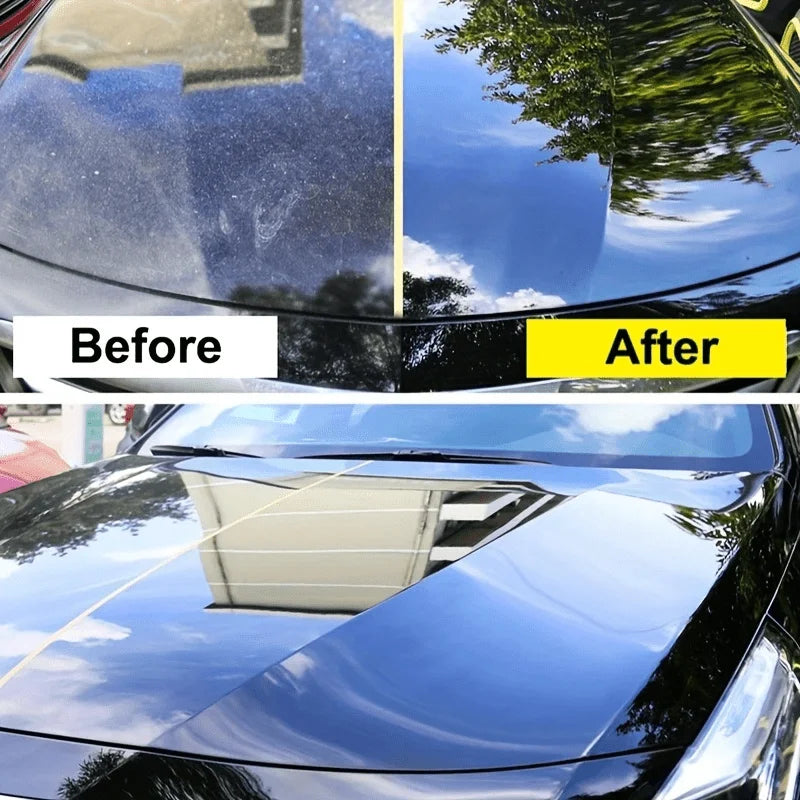 Cire noire pour voiture : protection de la peinture et réparation des rayures - Vernis céramique, brillance durable, utilisation facile, convient à toutes les voitures