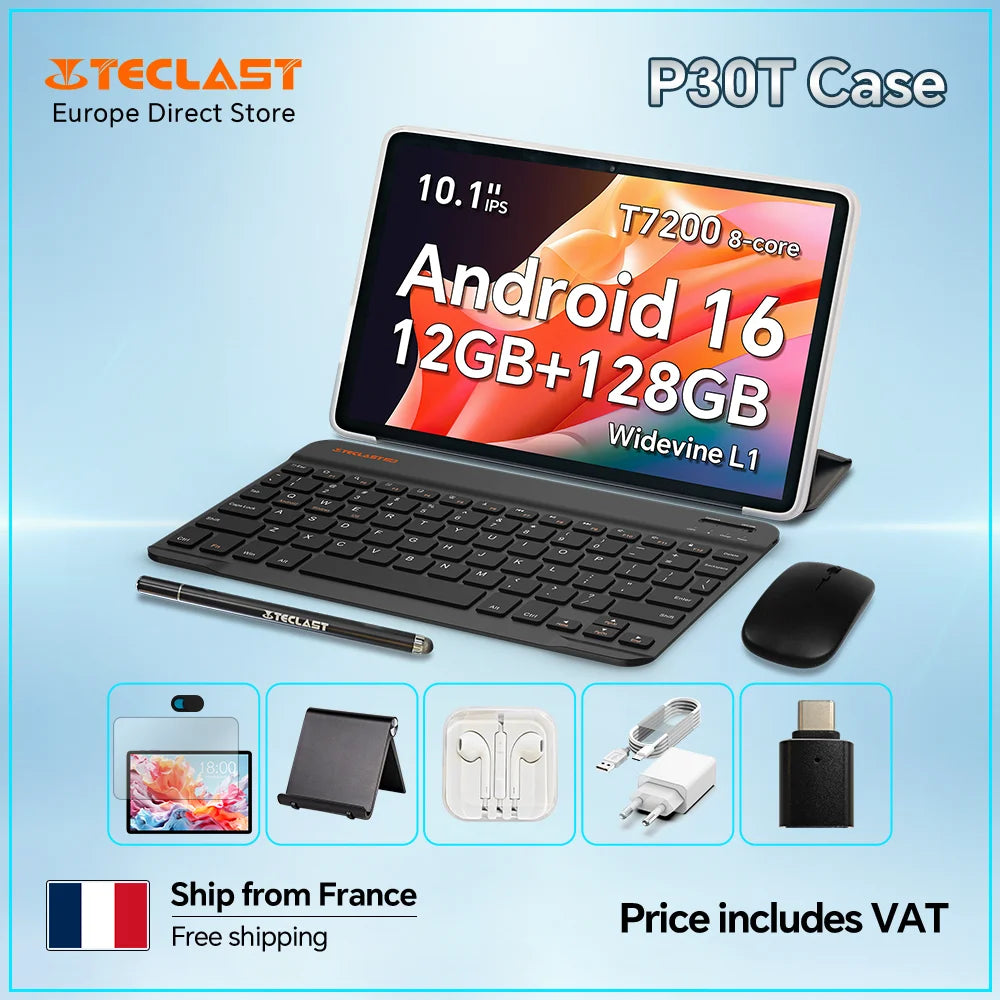 Étui pour tablette Teclast P30T Android 16