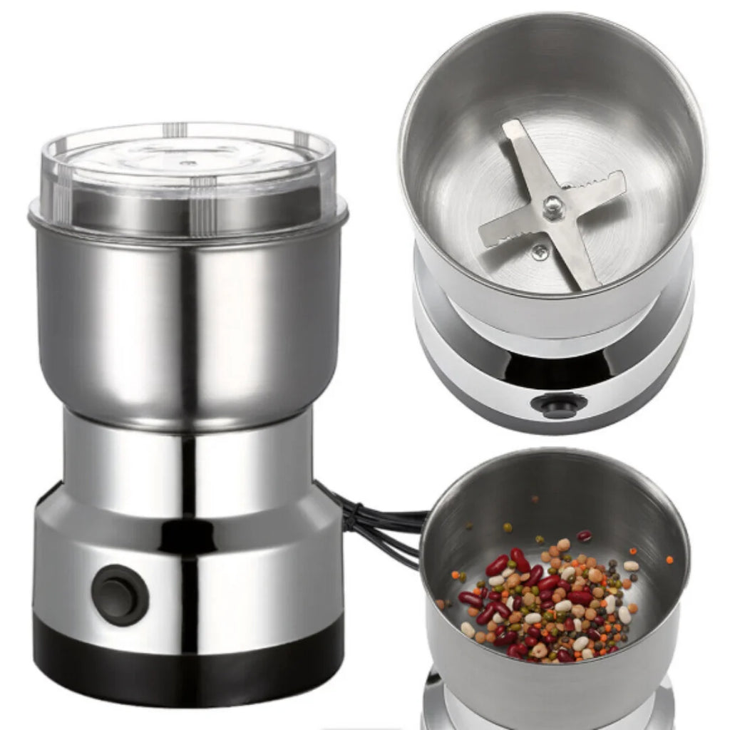 Moulin à grains multifonctionnel 4 lames pour cuisine, broyeur de café électrique domestique, mixeur de saveurs pour noix et haricots