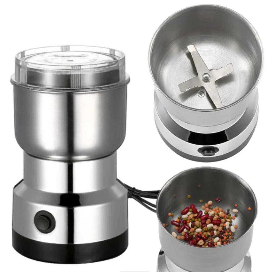 Moulin à grains multifonctionnel 4 lames pour cuisine, broyeur de café électrique domestique, mixeur de saveurs pour noix et haricots