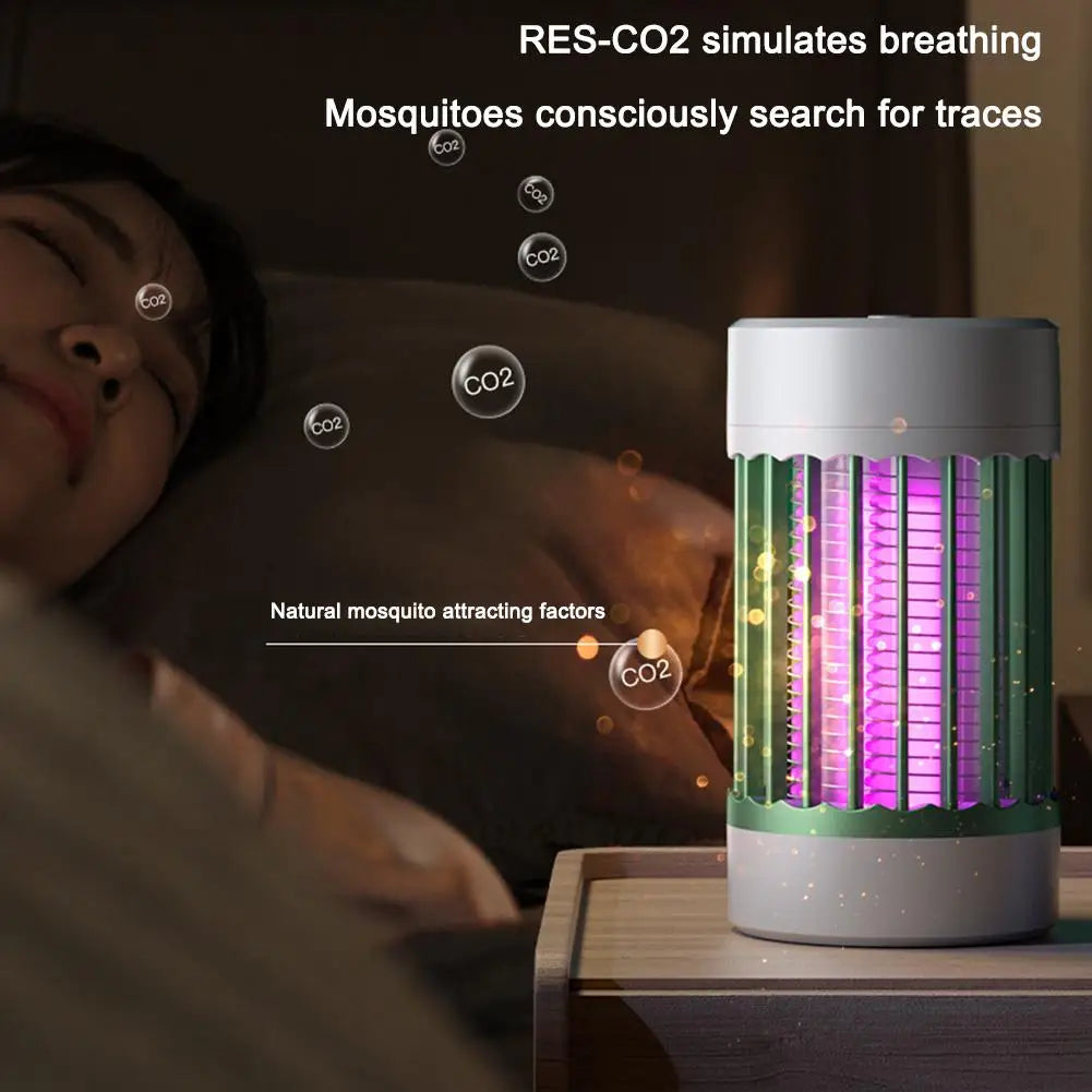 Lampe anti-moustiques à choc électrique, lumière UV USB, piège anti-moustiques pour chambre à coucher, Camping en plein air, tue les mites, les guêpes et les moucherons