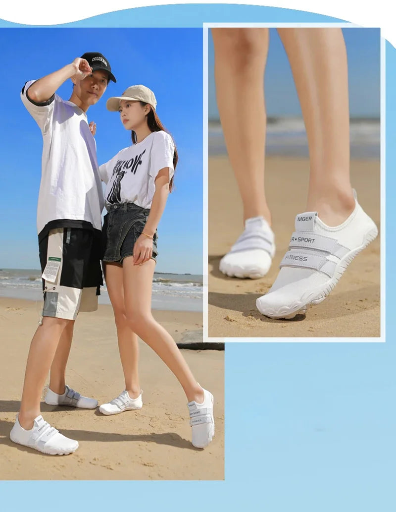 Chaussures d'eau élastiques à séchage rapide pour femmes et hommes, baskets de plage nu-pieds, pataugeoire de natation, randonnée en plein air, été