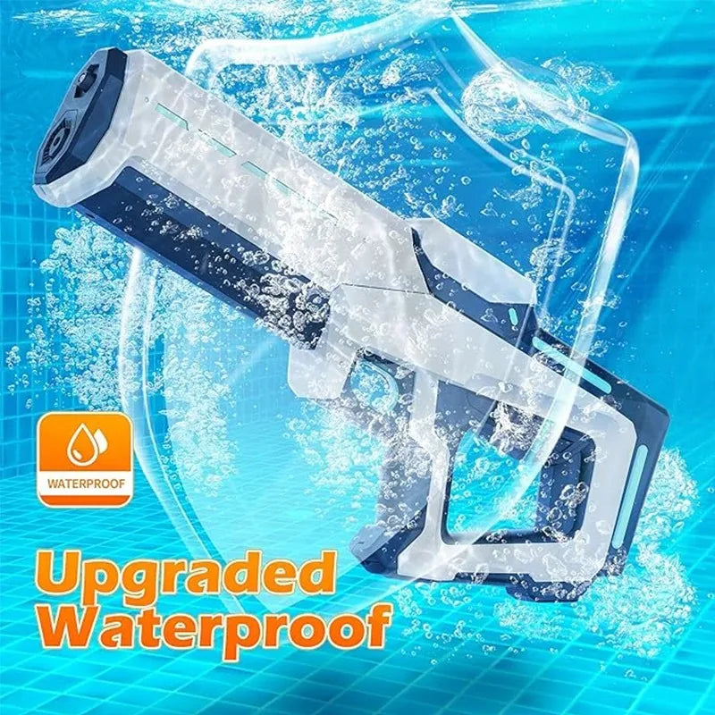 Pistolets à eau électriques pour adultes, puissant gicleur, aspiration automatique d'eau, jouet de plage en plein air d'été, cadeau pour enfants