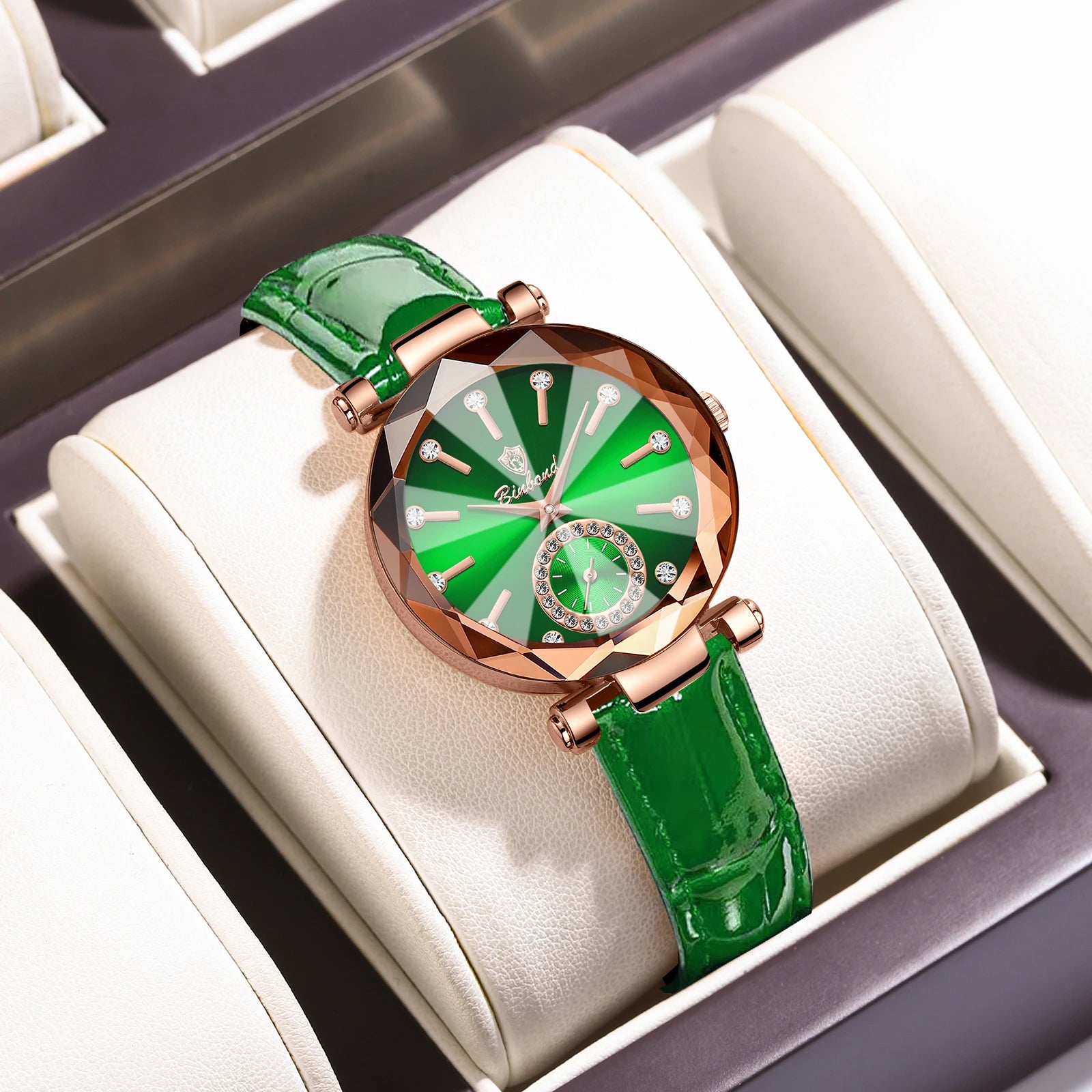 BINBOND nouvelle mode montre élégante de luxe Quartz femmes montres étanche lumineux Date coeur de l'océan conception mme montre-bracelet