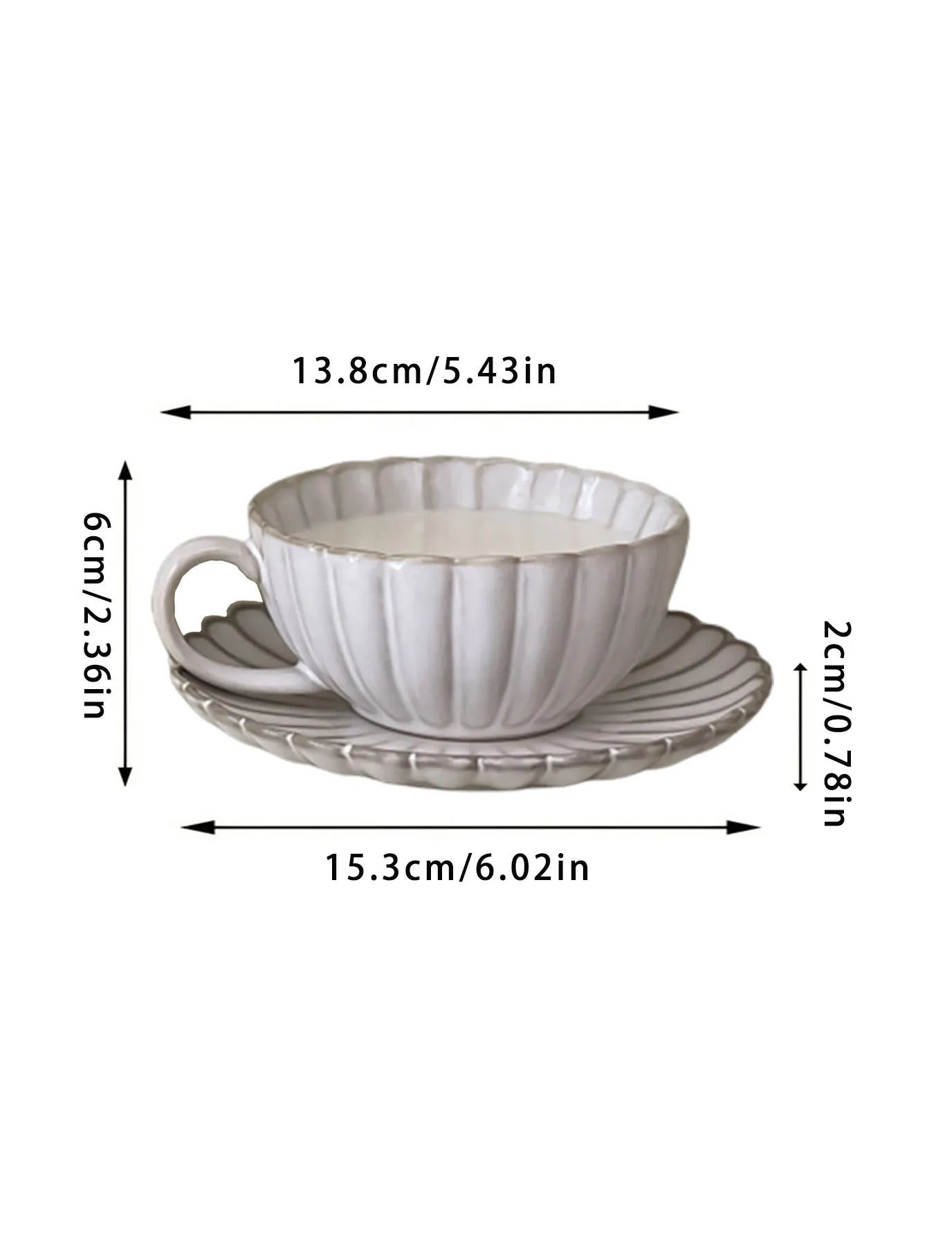 1 ensemble de tasses et soucoupes en céramique de style japonais, tasses et soucoupes à thé de style japonais, tasses et soucoupes à café, tasses à boire pour le petit-déjeuner, les goûters, le thé de l'après-midi,