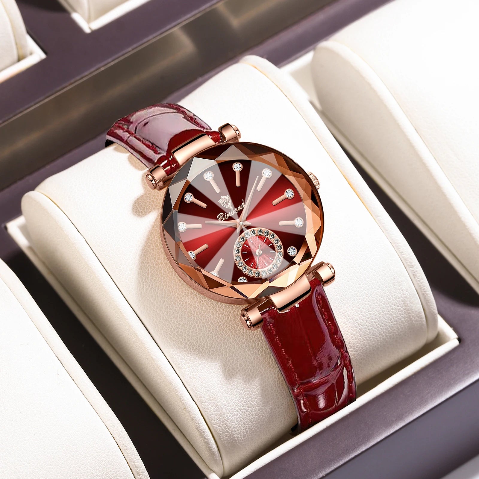 BINBOND nouvelle mode montre élégante de luxe Quartz femmes montres étanche lumineux Date coeur de l'océan conception mme montre-bracelet