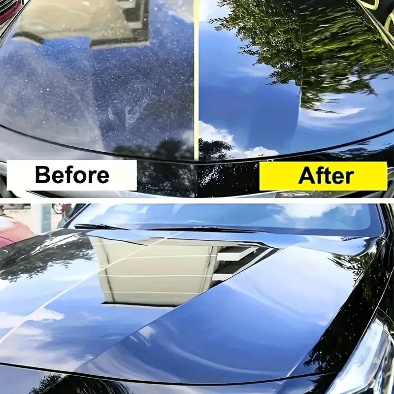 Cire noire pour voiture : protection de la peinture et réparation des rayures - Vernis céramique, brillance durable, utilisation facile, convient à toutes les voitures