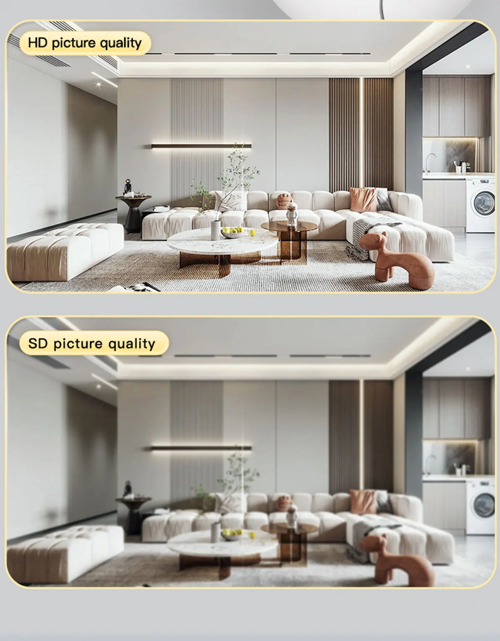 Caméra de Surveillance couleur Vision nocturne moniteur de sécurité automatique suivi humain Zoom intérieur Wifi Miini caméra IP
