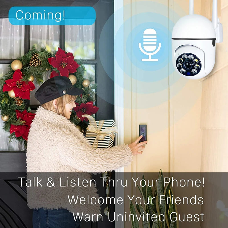 3MP WiFi caméra maison PTZ IP caméra couleur nuit Audio sans fil caméra de Surveillance Auto maison suivi sécurité CCTV caméra