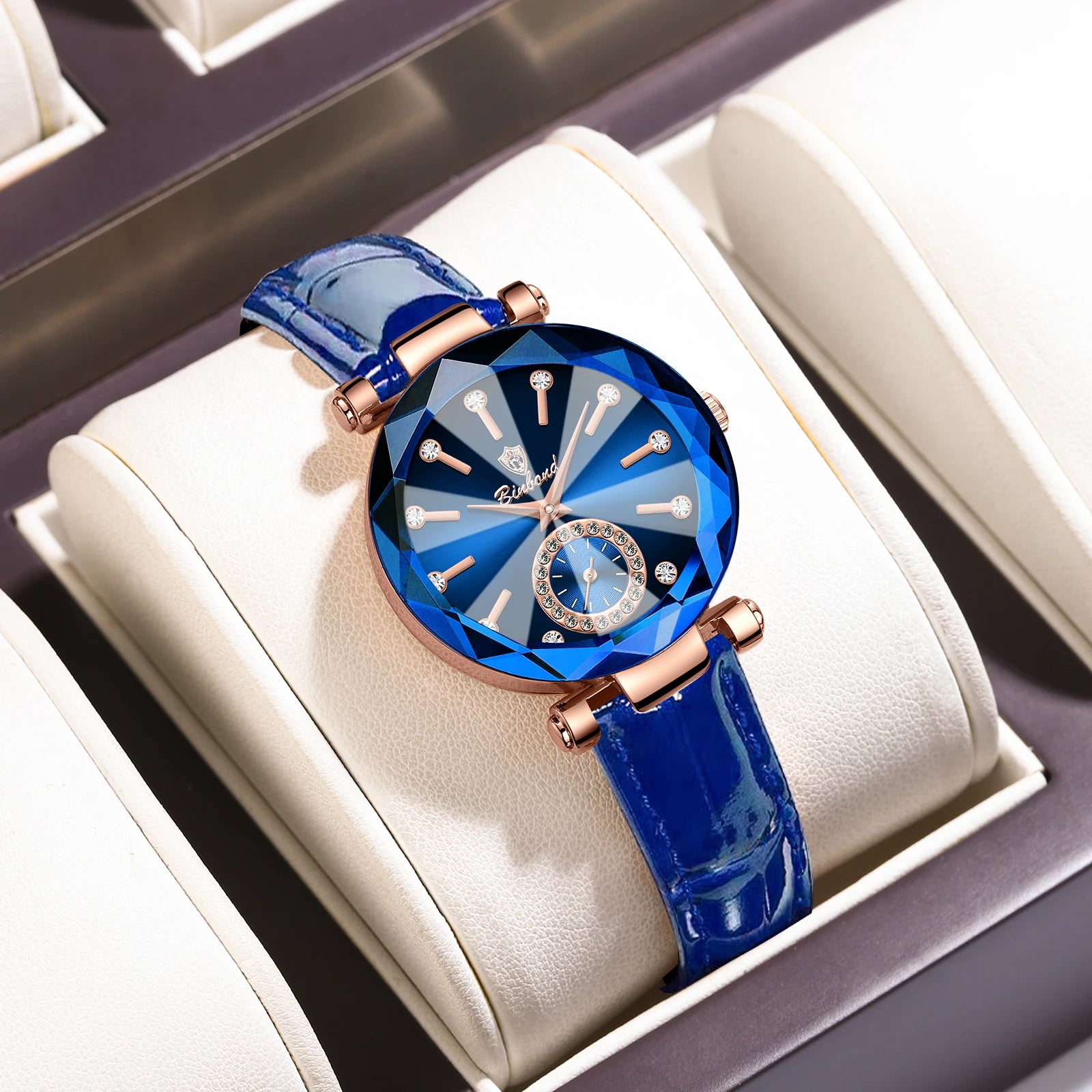 BINBOND nouvelle mode montre élégante de luxe Quartz femmes montres étanche lumineux Date coeur de l'océan conception mme montre-bracelet