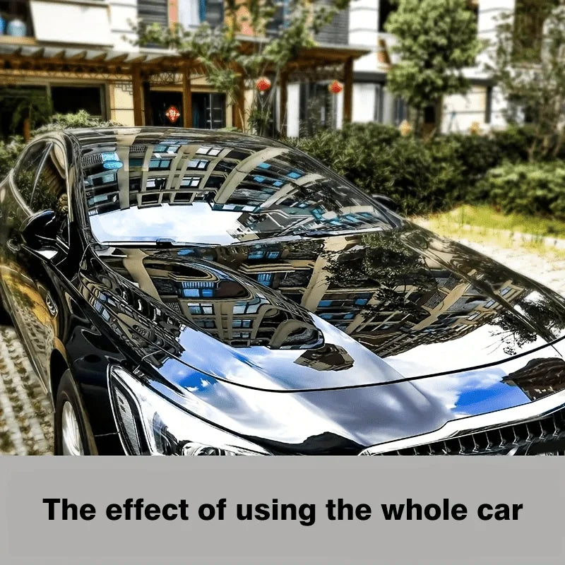 Cire noire pour voiture : protection de la peinture et réparation des rayures - Vernis céramique, brillance durable, utilisation facile, convient à toutes les voitures