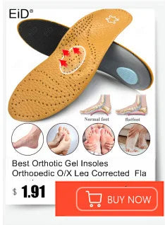 Semelles orthopédiques en gel de qualité supérieure unisexe, pied plat 4WD, semelle de santé pour chaussures, insertion de coussin de soutien de la voûte plantaire pour fasciite plantaire