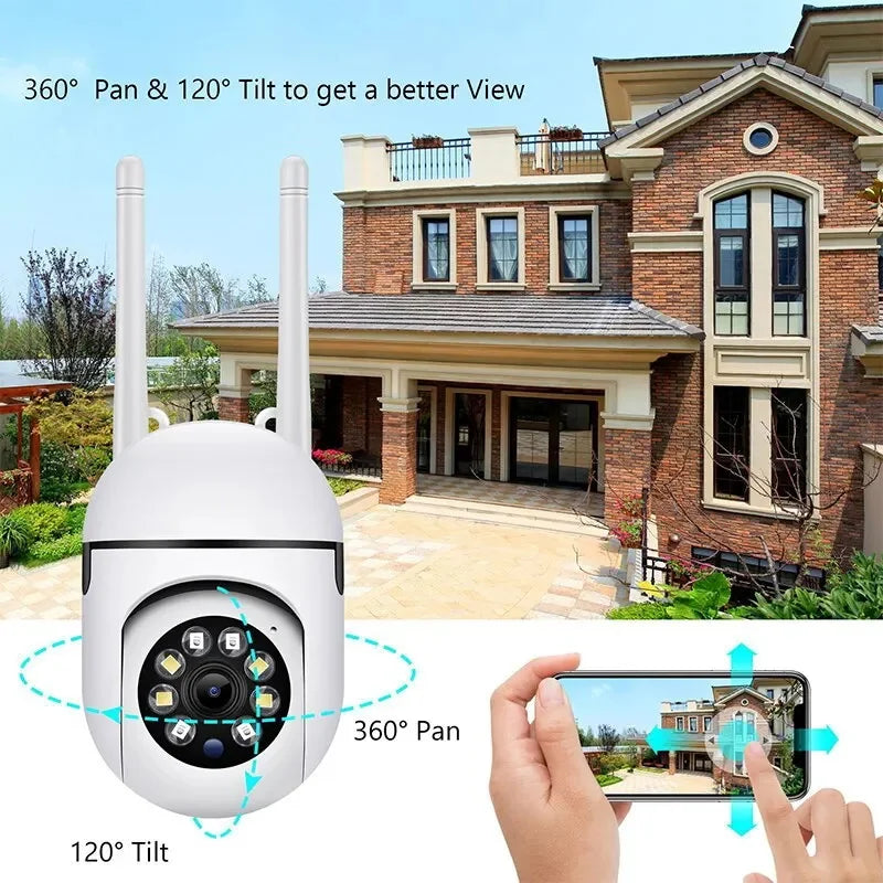 3MP WiFi caméra maison PTZ IP caméra couleur nuit Audio sans fil caméra de Surveillance Auto maison suivi sécurité CCTV caméra