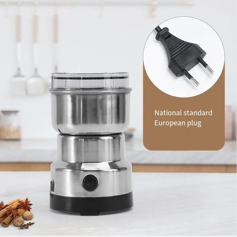 Moulin à grains multifonctionnel 4 lames pour cuisine, broyeur de café électrique domestique, mixeur de saveurs pour noix et haricots