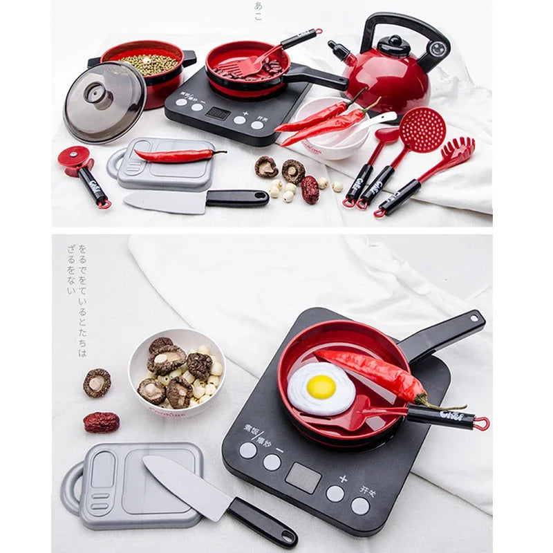 Ensemble de jouets de cuisine pour enfants filles, cuisine pour bébé, coupe de fruits, ustensiles de cuisine, Simulation éducative pour enfants, jeu de Simulation