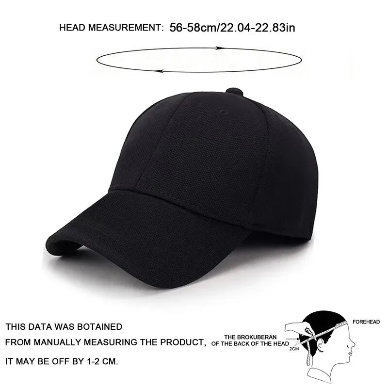 Casquettes de Baseball unisexes en tissu tissé, plaque lumineuse, scellage arrière, chapeaux décontractés réglables pour l'extérieur, chapeau de protection solaire, printemps et automne