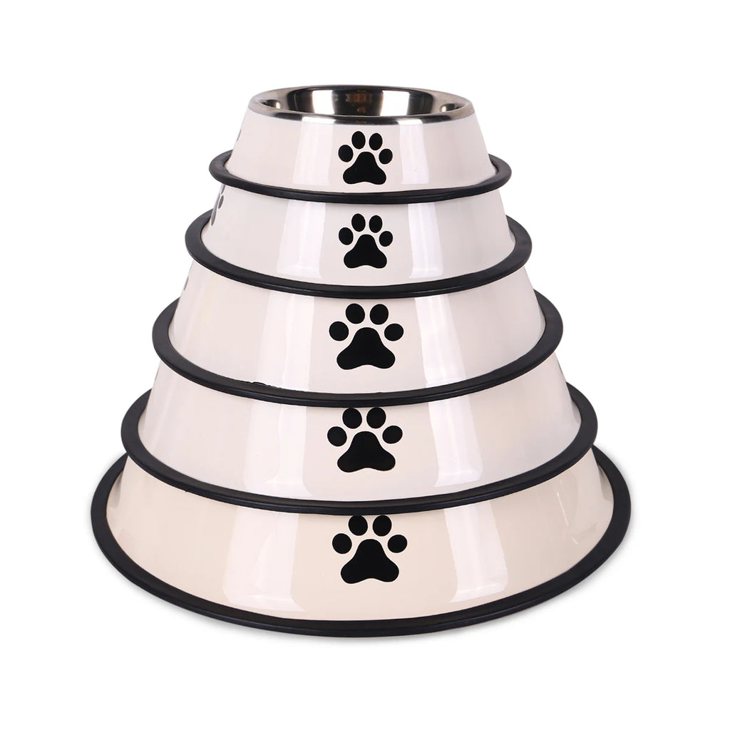 Filles en acier inoxydable pour animaux de compagnie, multi-spécifications, anti-chute, alimentation pour chat et chien, fournitures pour animaux de compagnie, 1PC