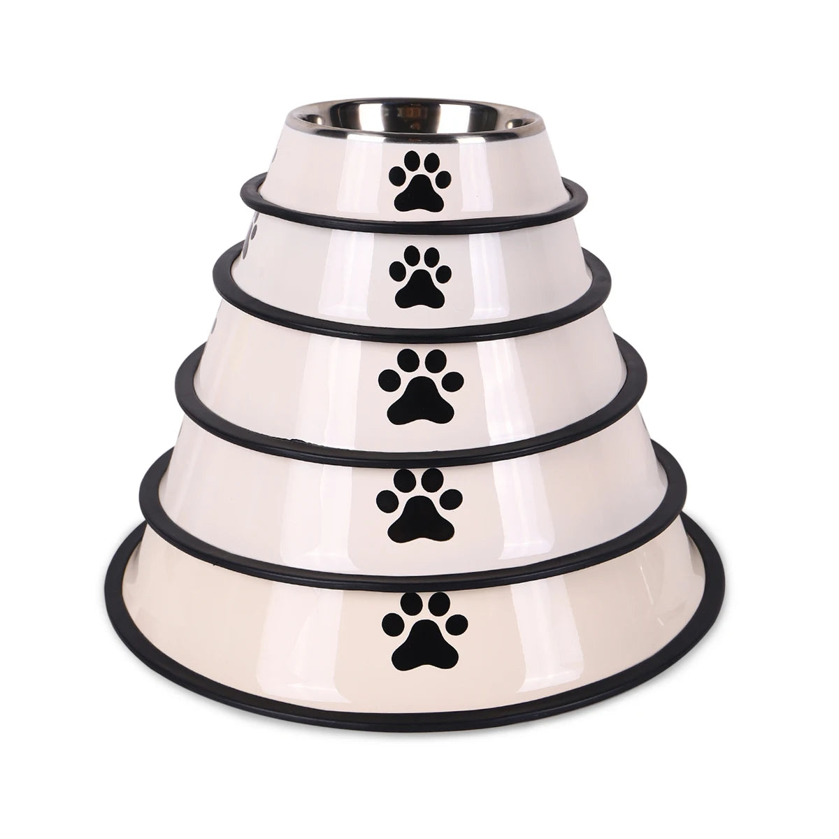 Filles en acier inoxydable pour animaux de compagnie, multi-spécifications, anti-chute, alimentation pour chat et chien, fournitures pour animaux de compagnie, 1PC