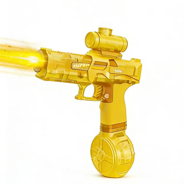 Pistolet à eau électrique LED pour enfants, simulation de souris de la neige, grande capacité, tir continu automatique