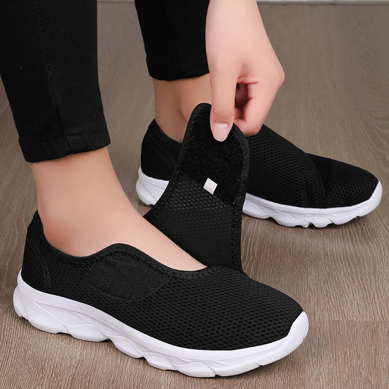 Chaussures orthopédiques décontractées pour pieds larges, gonflées, réglage de l'éversion du pouce, chaussures de marche pour diabétiques, souples et confortables, nouvelle collection