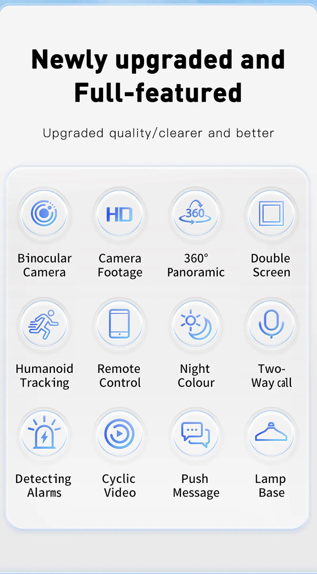 Caméra de Surveillance couleur Vision nocturne moniteur de sécurité automatique suivi humain Zoom intérieur Wifi Miini caméra IP