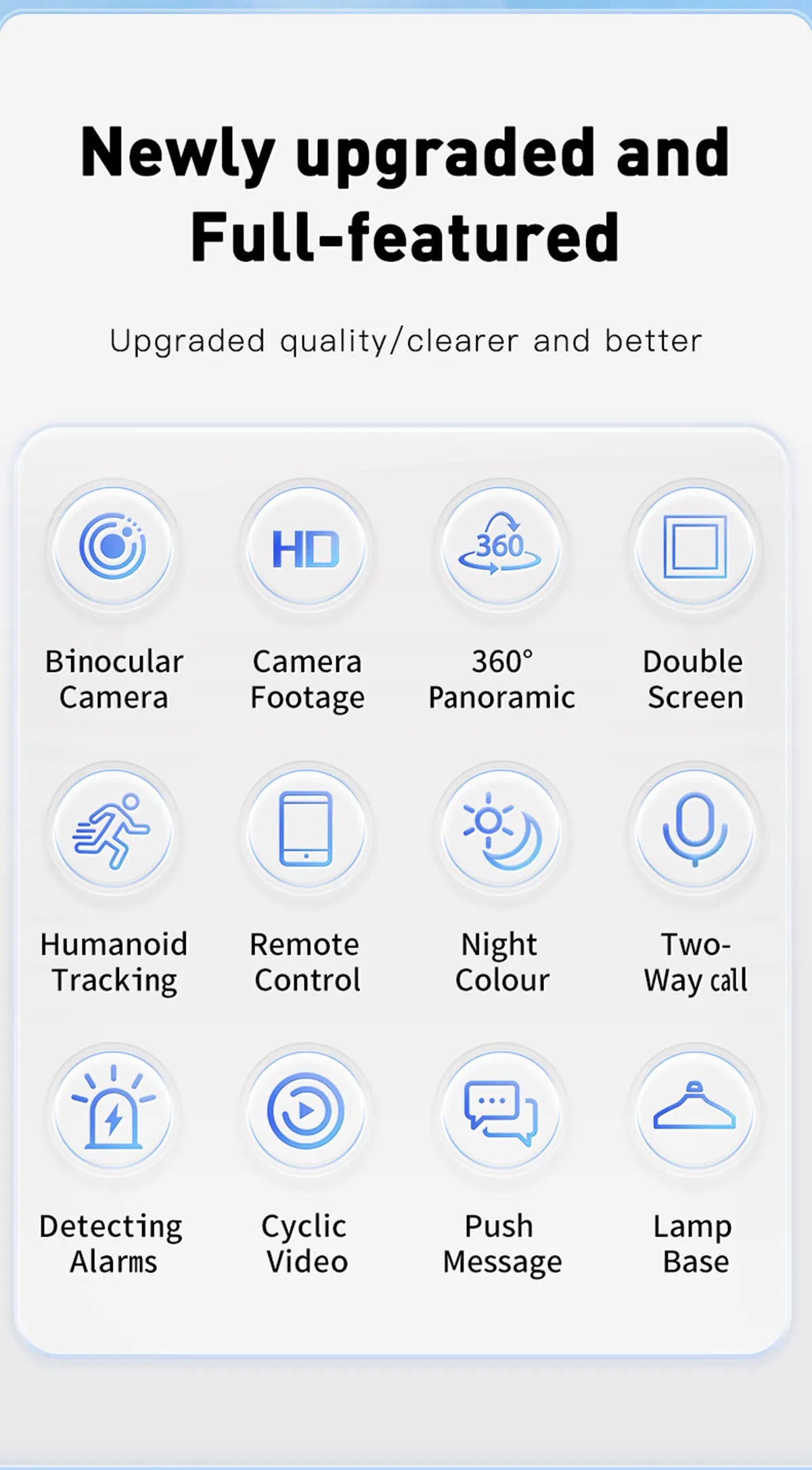 Caméra de Surveillance couleur Vision nocturne moniteur de sécurité automatique suivi humain Zoom intérieur Wifi Miini caméra IP