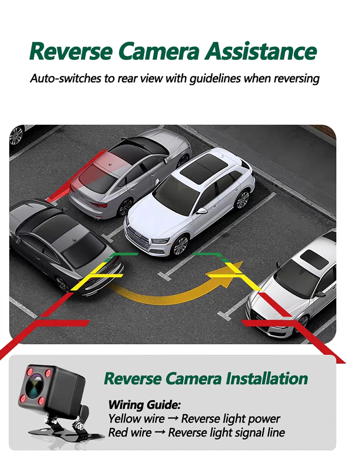 Dashcam 4 canaux wifi voiture dvr caméras de tableau de bord pour voiture mode de stationnement de boîte arrière 24h intérieur avant et arrière 360 dash cam