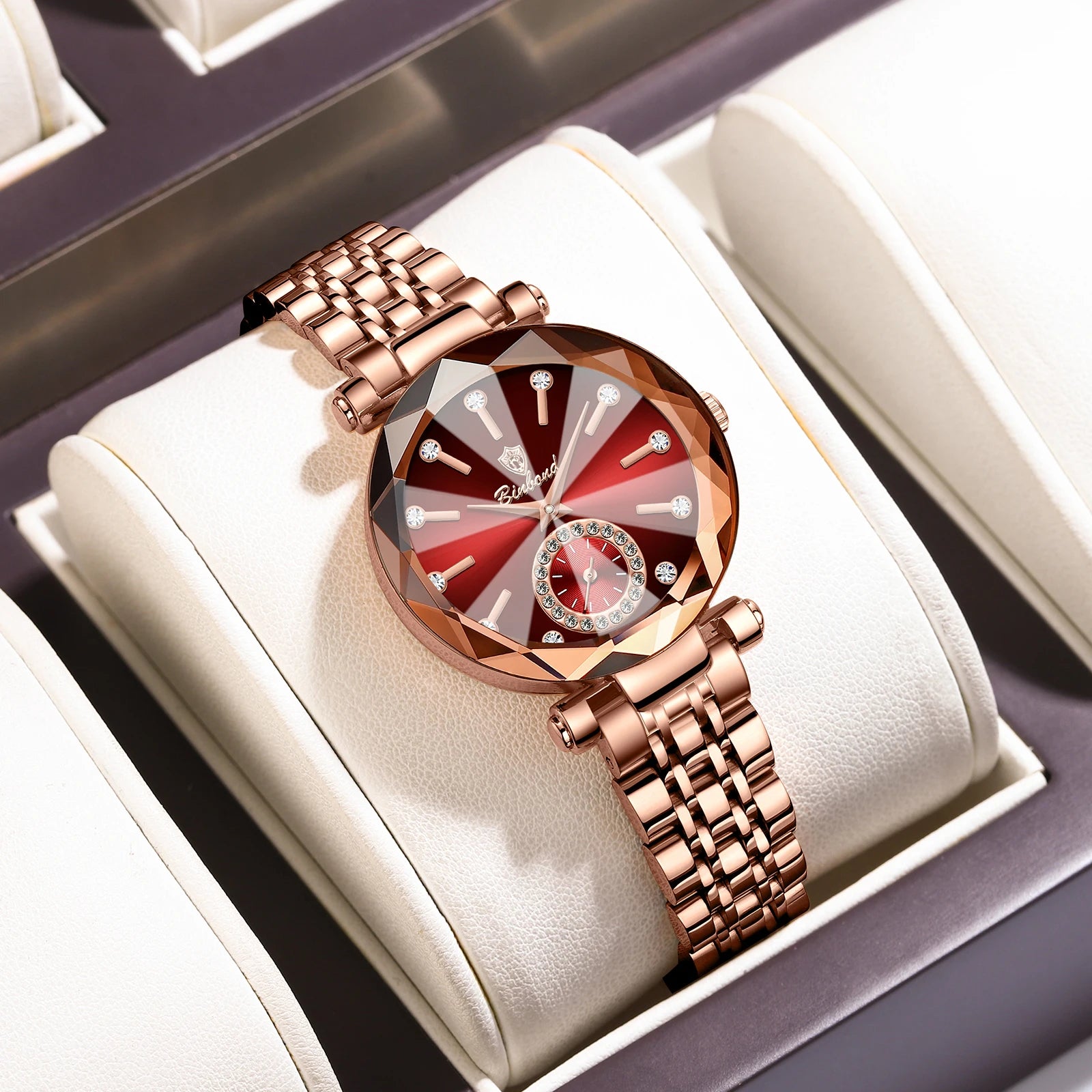 BINBOND nouvelle mode montre élégante de luxe Quartz femmes montres étanche lumineux Date coeur de l'océan conception mme montre-bracelet