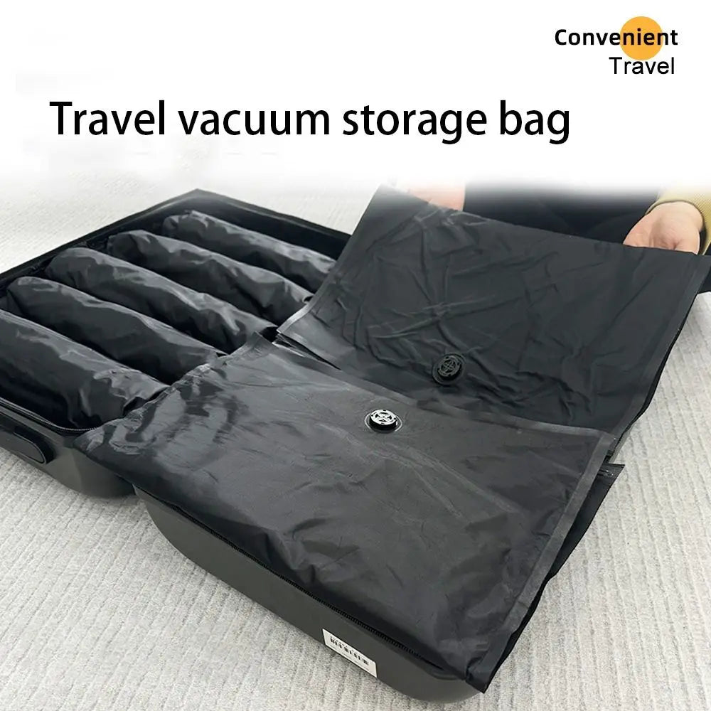 Sac de rangement sous vide pour bagages, sacs sous vide réutilisables en rouleau pour voyage, sac de Compression sous vide étanche, gain de place