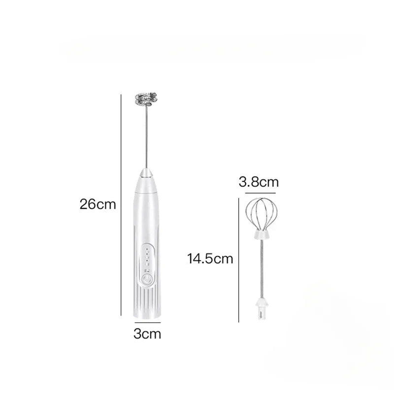 Gadgets de cuisine domestiques sans fil, accessoires de cuisine électriques, mélangeur de lait, mousseur, Mini batteur à café et œufs, outils de battage, Bar à manger